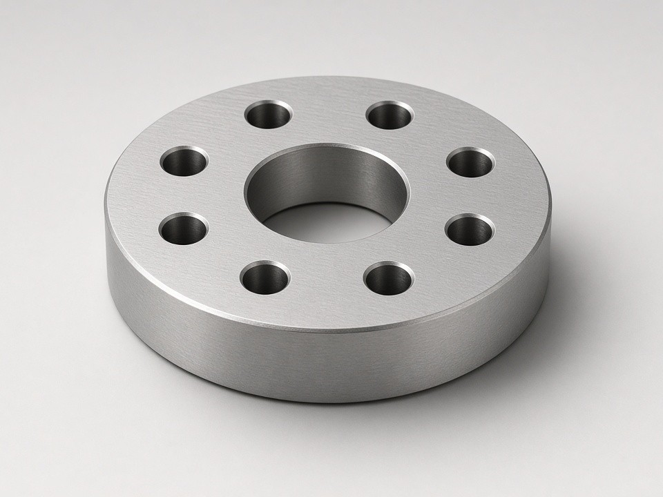 Fabricated end effector plate with cut features and formed flanges