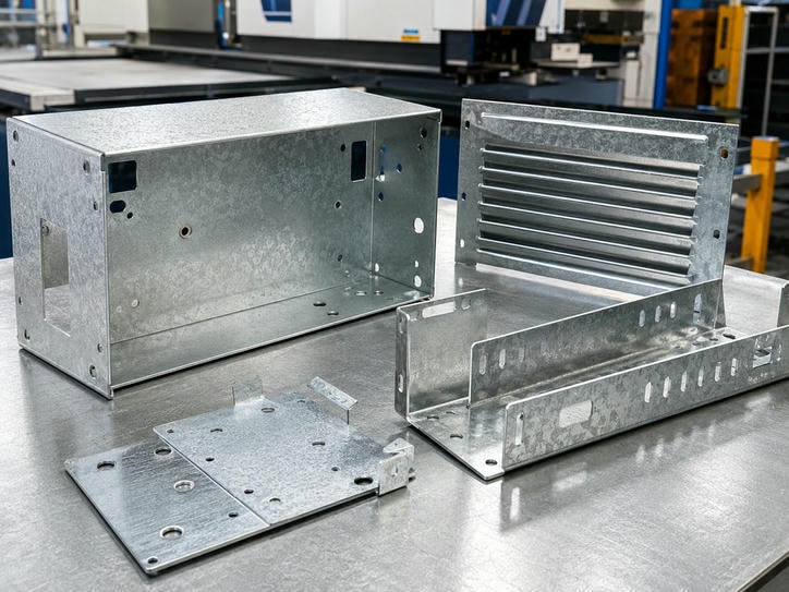 Galvanized steel sheet metal fabrication parts