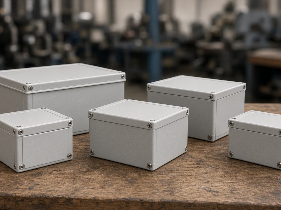 Custom sheet metal junction boxes manufactured by Rapidsheetfab