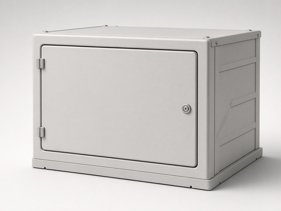 Fabricated sheet metal enclosure for solar energy equipment